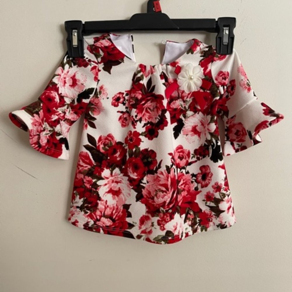 Bonnie Baby Floral Infant Dress Size 12 mo